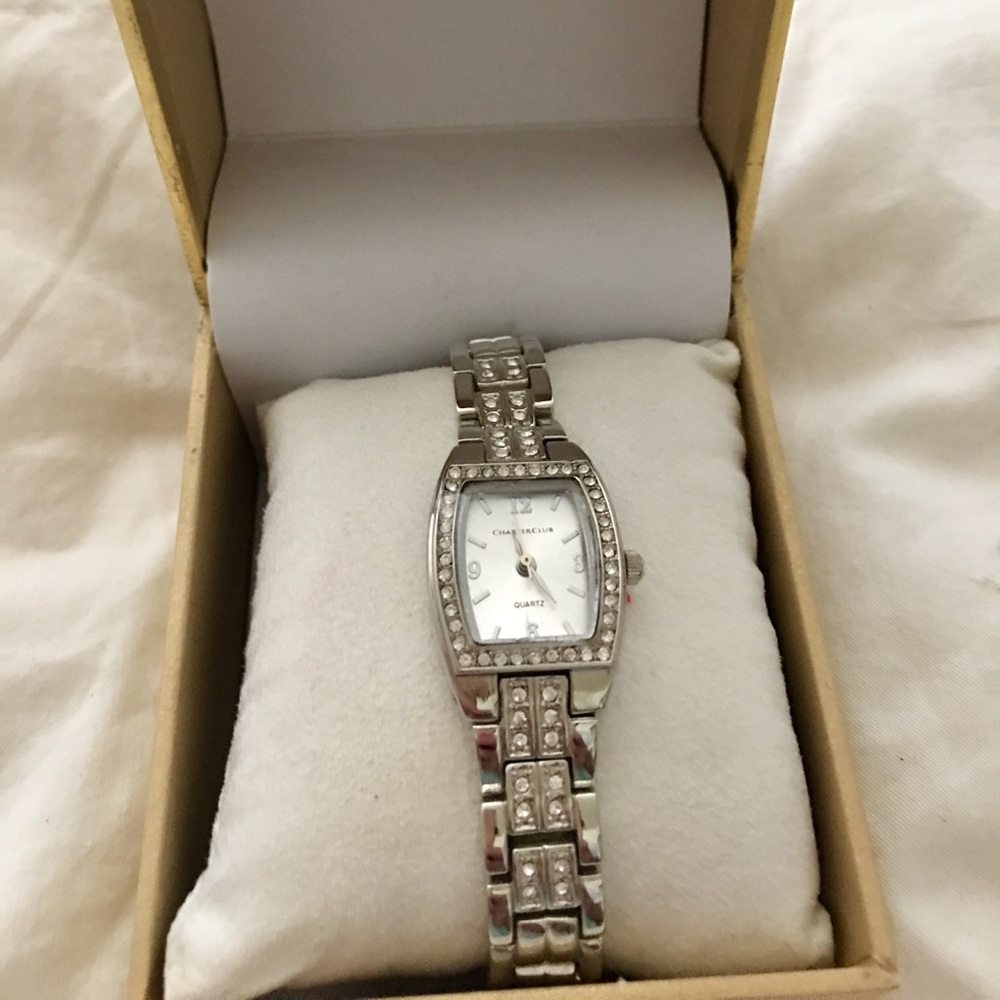 NWT Charter Club rhinestone watch✨
